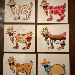 GOAT USA Food Sticker Pack